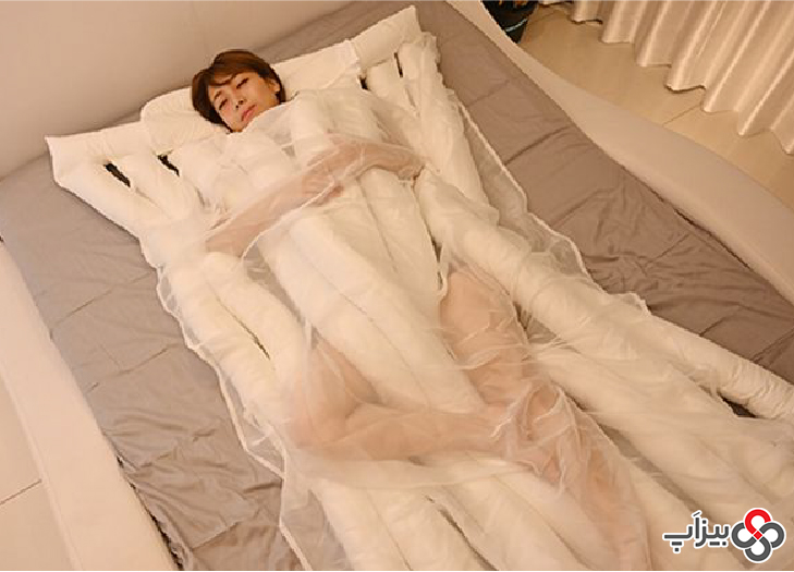 4. این تخت عجیب‌ وغریب نودلی شکل به شما نوید خواب های شیرین می‌ دهد