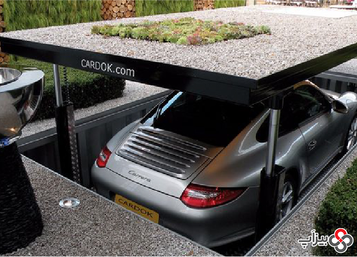 2. کار دوک "Car Dok" یک سیستم پارک هوشمند است که باعث صرفه‌ جویی در فضا و محافظت از ماشین شما می‌ شود