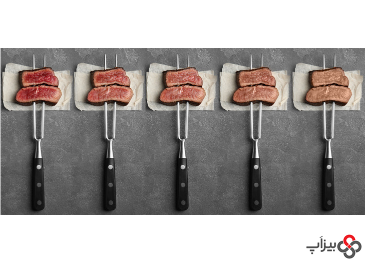 7. دانستن اینکه می‌ خواهید گوشتتان چگونه پخته شود