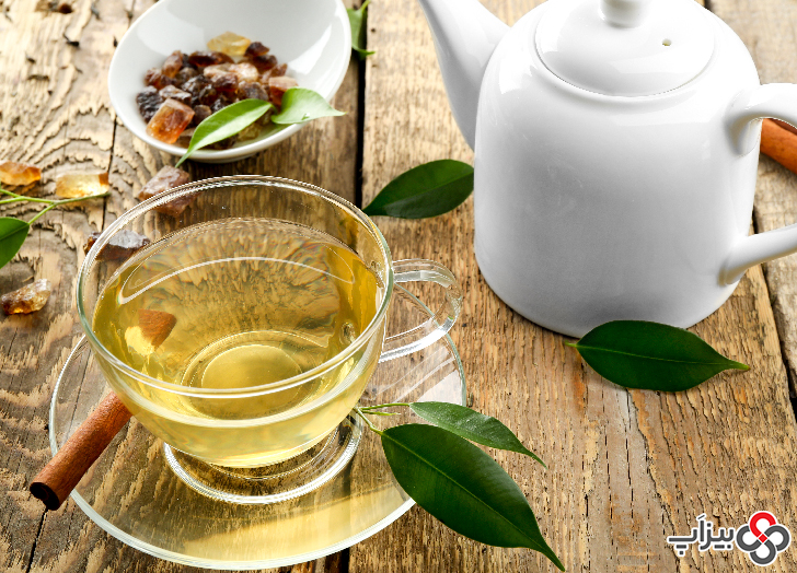  5. نوشیدن چای سبز
