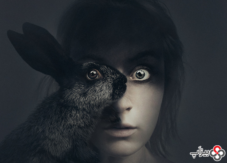 پرتره های جالب از ترکیب صورت انسان و حیوان - خرگوش